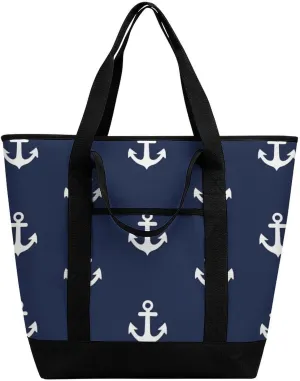 Fashionable Commuter Tote Bag Large Insulated Work Handbag