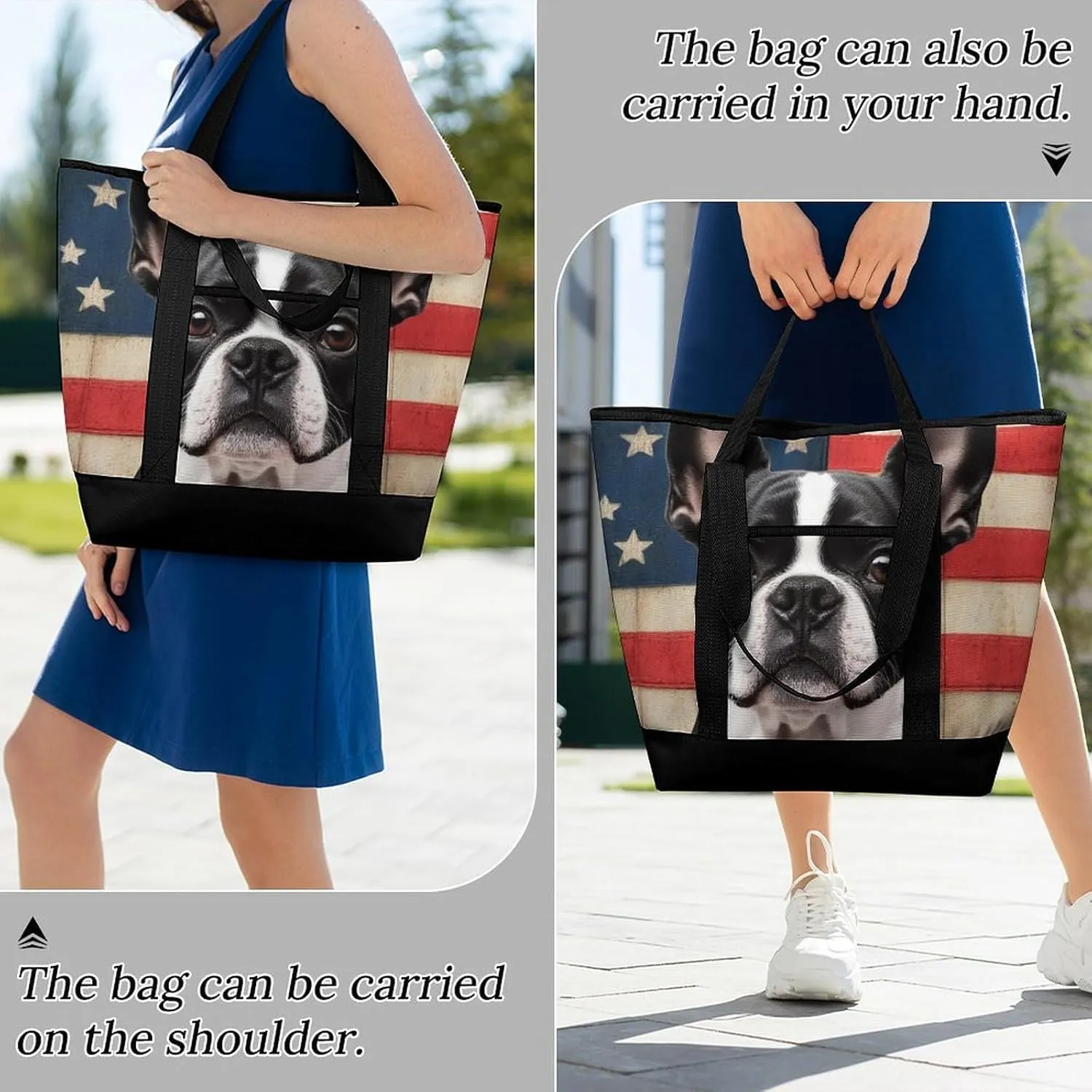 Fashionable Commuter Tote Bag Large Insulated Work Handbag