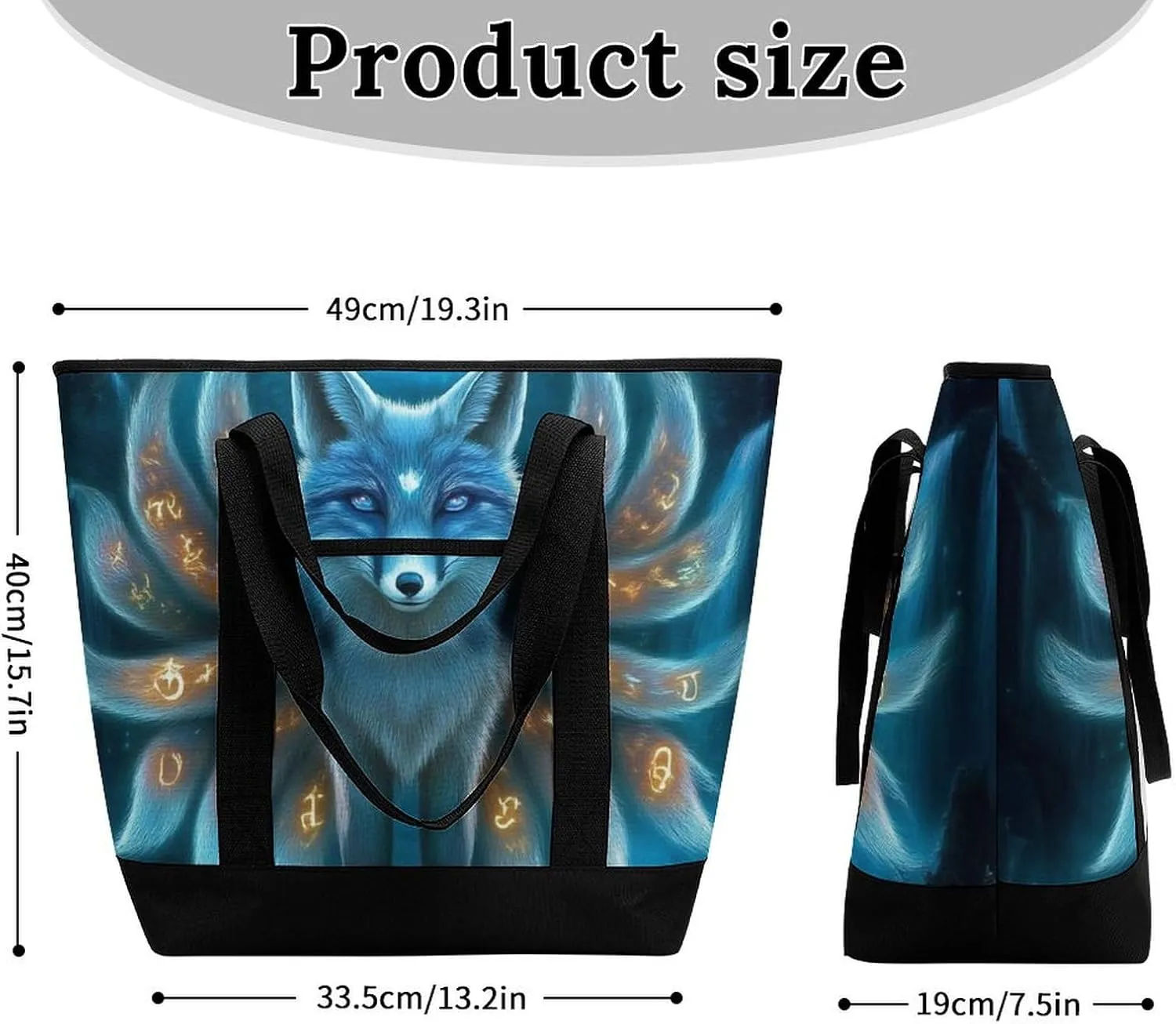 Fashionable Commuter Tote Bag Large Insulated Work Handbag