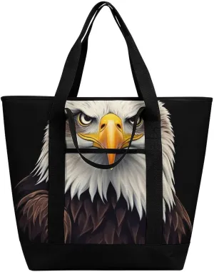 Fashionable Commuter Tote Bag Large Insulated Work Handbag