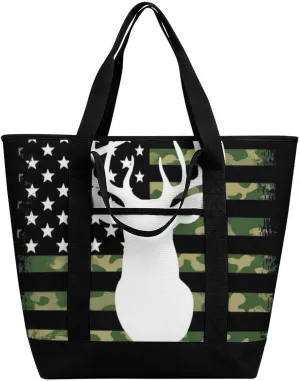 Fashionable Commuter Tote Bag Large Insulated Work Handbag