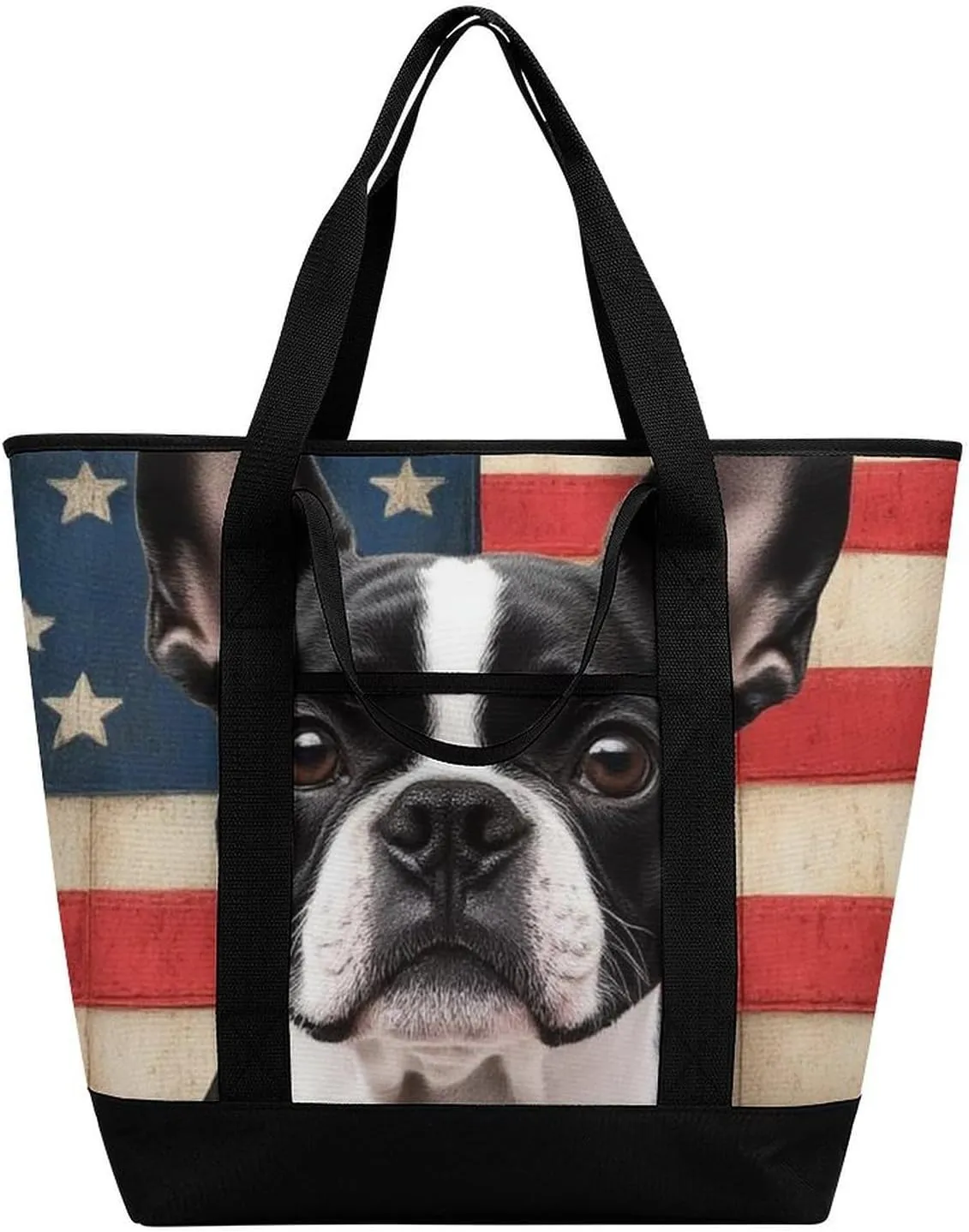 Fashionable Commuter Tote Bag Large Insulated Work Handbag