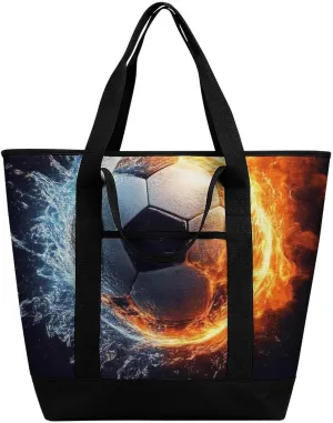 Fashionable Commuter Tote Bag Large Insulated Work Handbag