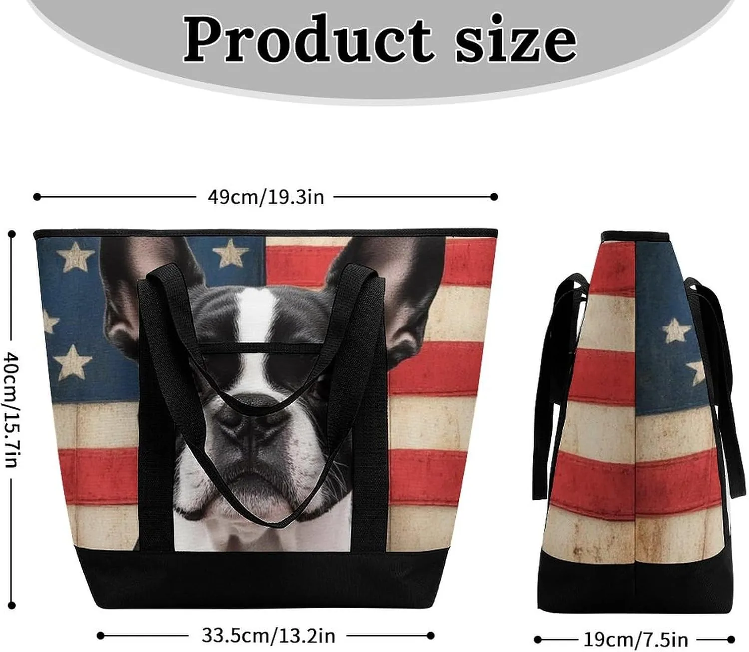 Fashionable Commuter Tote Bag Large Insulated Work Handbag