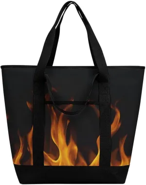 Fashionable Commuter Tote Bag Large Insulated Work Handbag