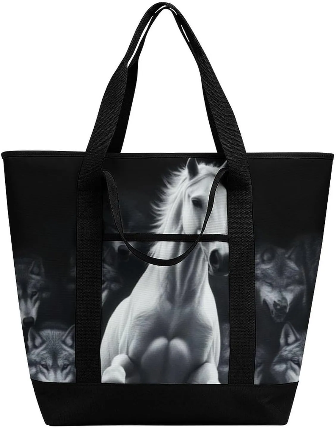 Fashionable Commuter Tote Bag Large Insulated Work Handbag