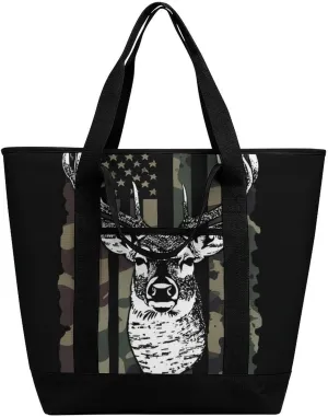 Fashionable Commuter Tote Bag Large Insulated Work Handbag