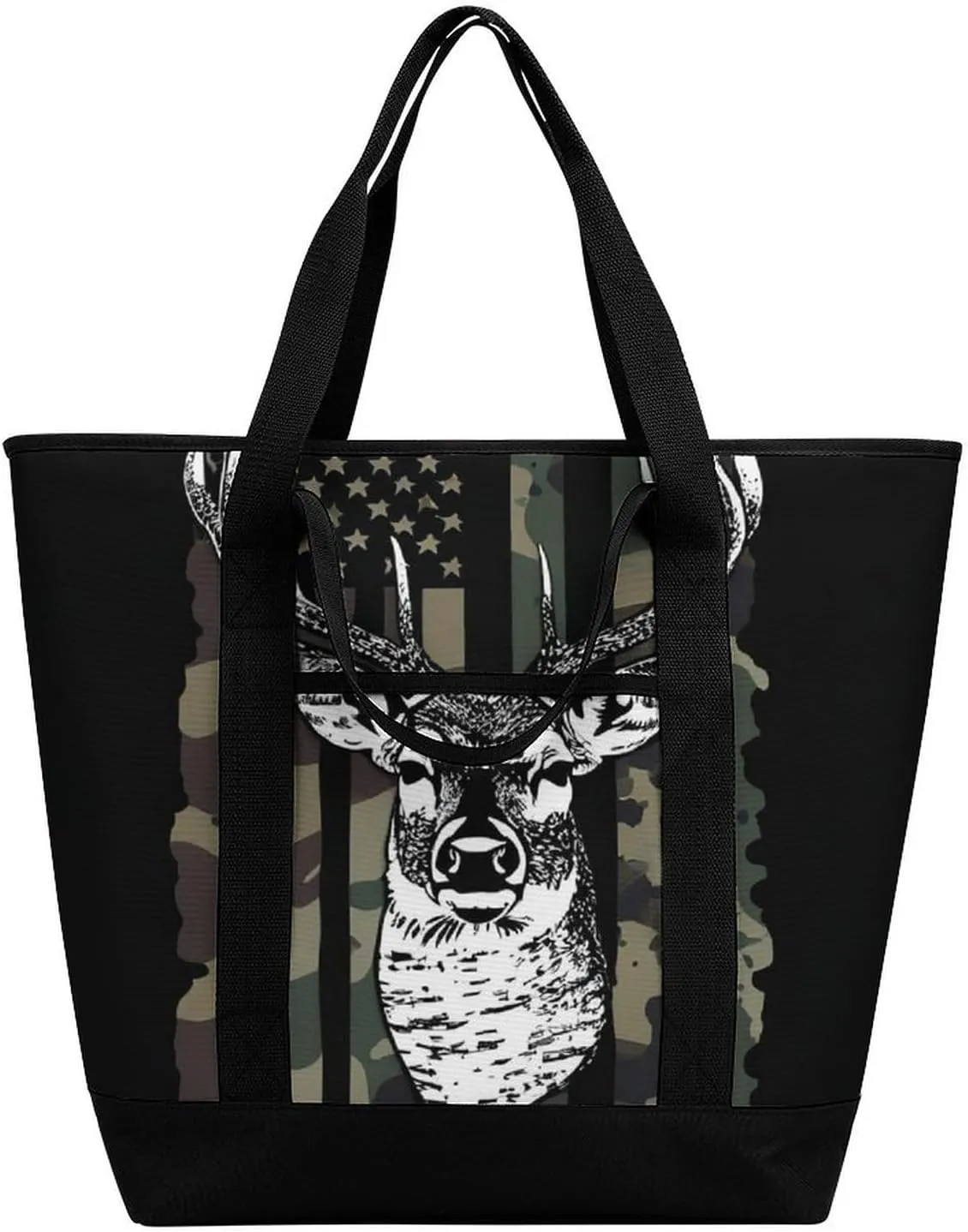 Fashionable Commuter Tote Bag Large Insulated Work Handbag
