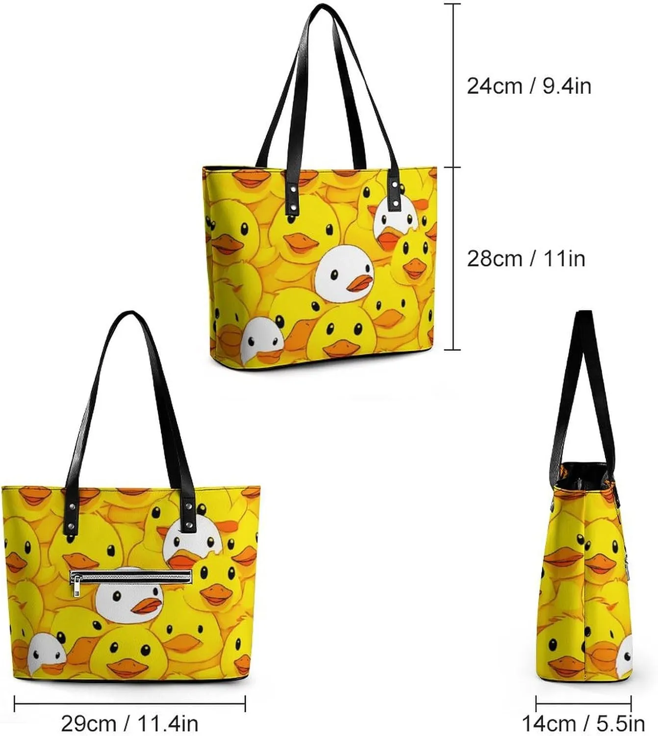 Fashionable Laptop Tote Bag For Women & Men, Large Work Commuter Bag