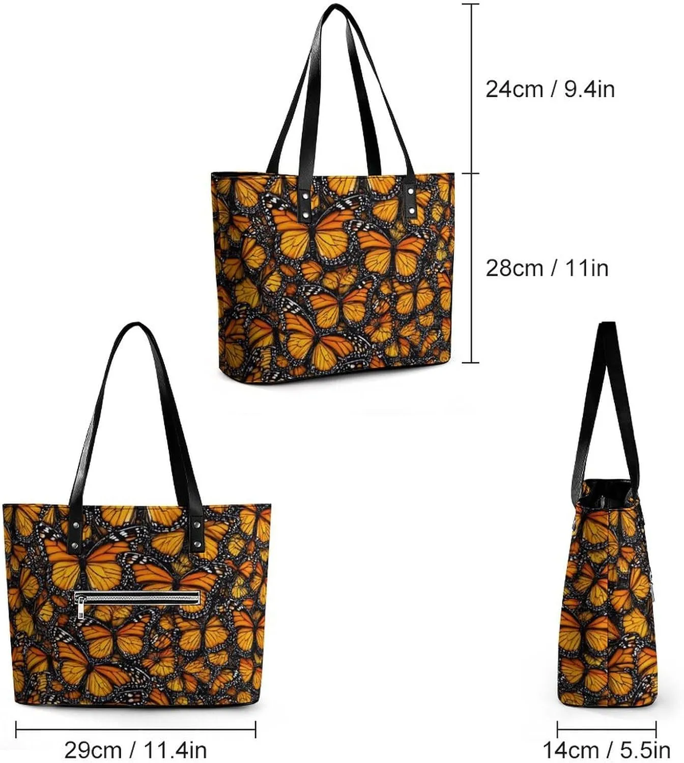 Fashionable Laptop Tote Bag For Women & Men, Large Work Commuter Bag