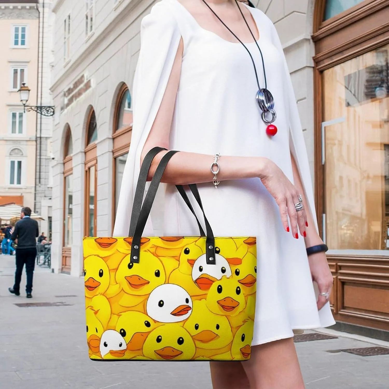 Fashionable Laptop Tote Bag For Women & Men, Large Work Commuter Bag