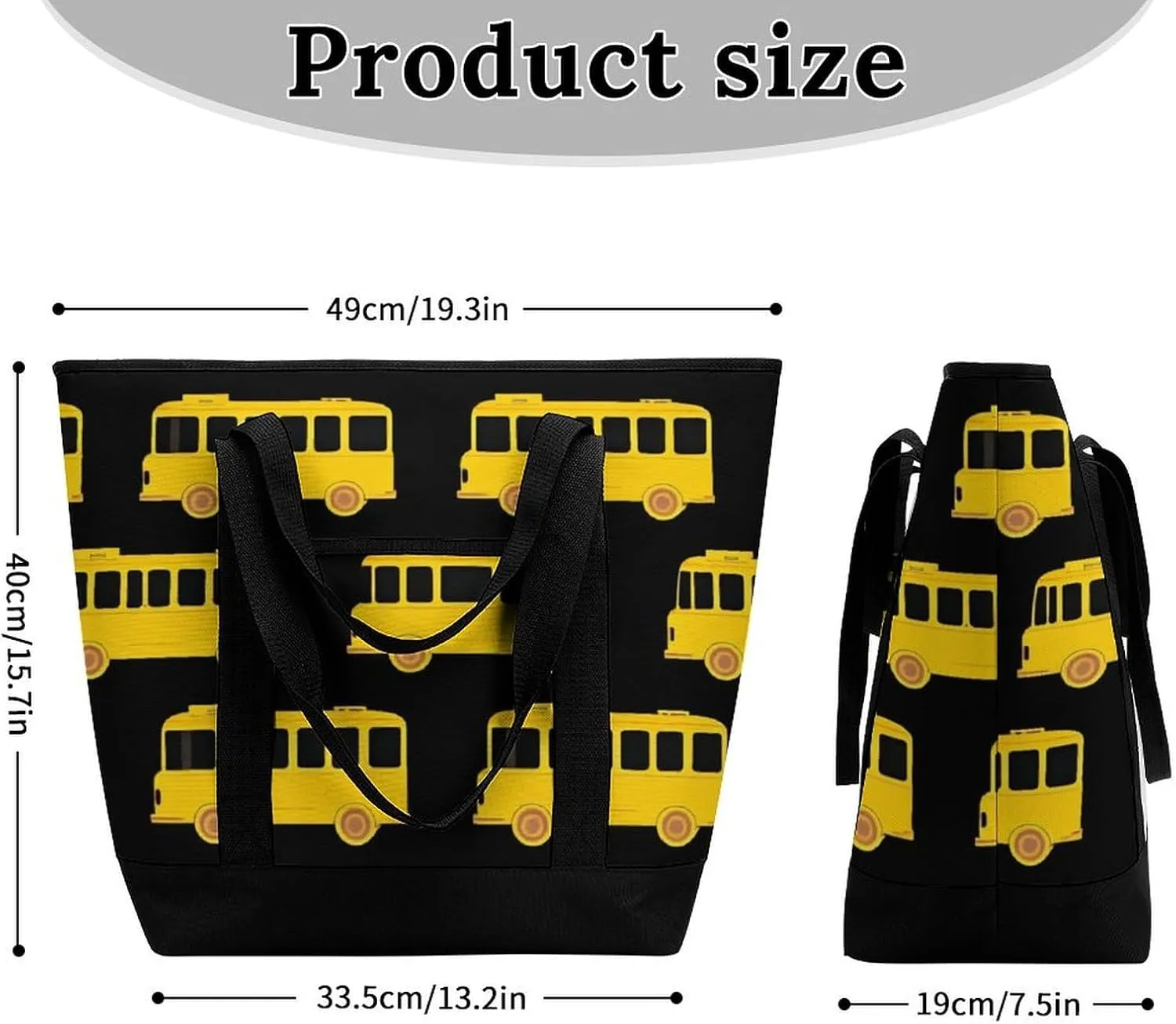 Fashionable Large Thermal Tote Bag Insulated Work/Commute Bag For Women & Men