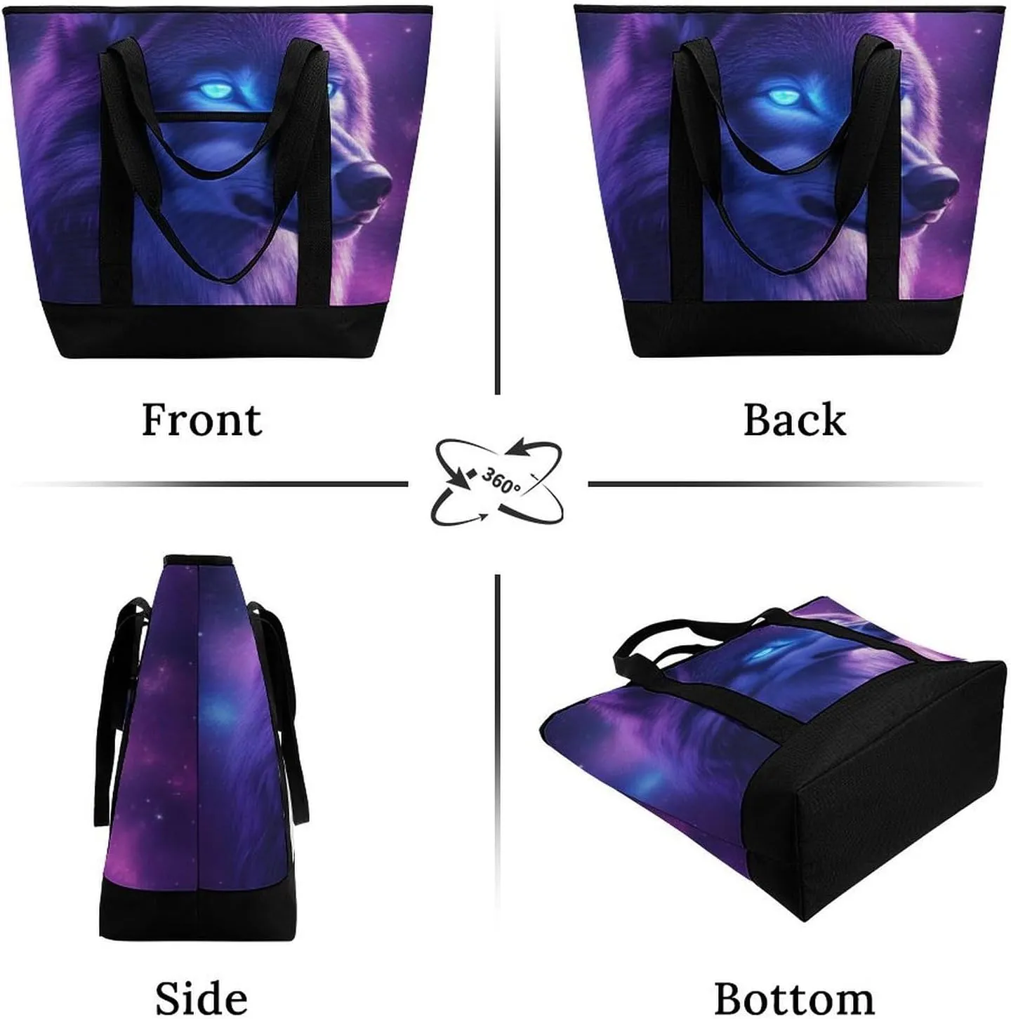 Fashionable Large Thermal Tote Bag Insulated Work/Commute Bag For Women & Men