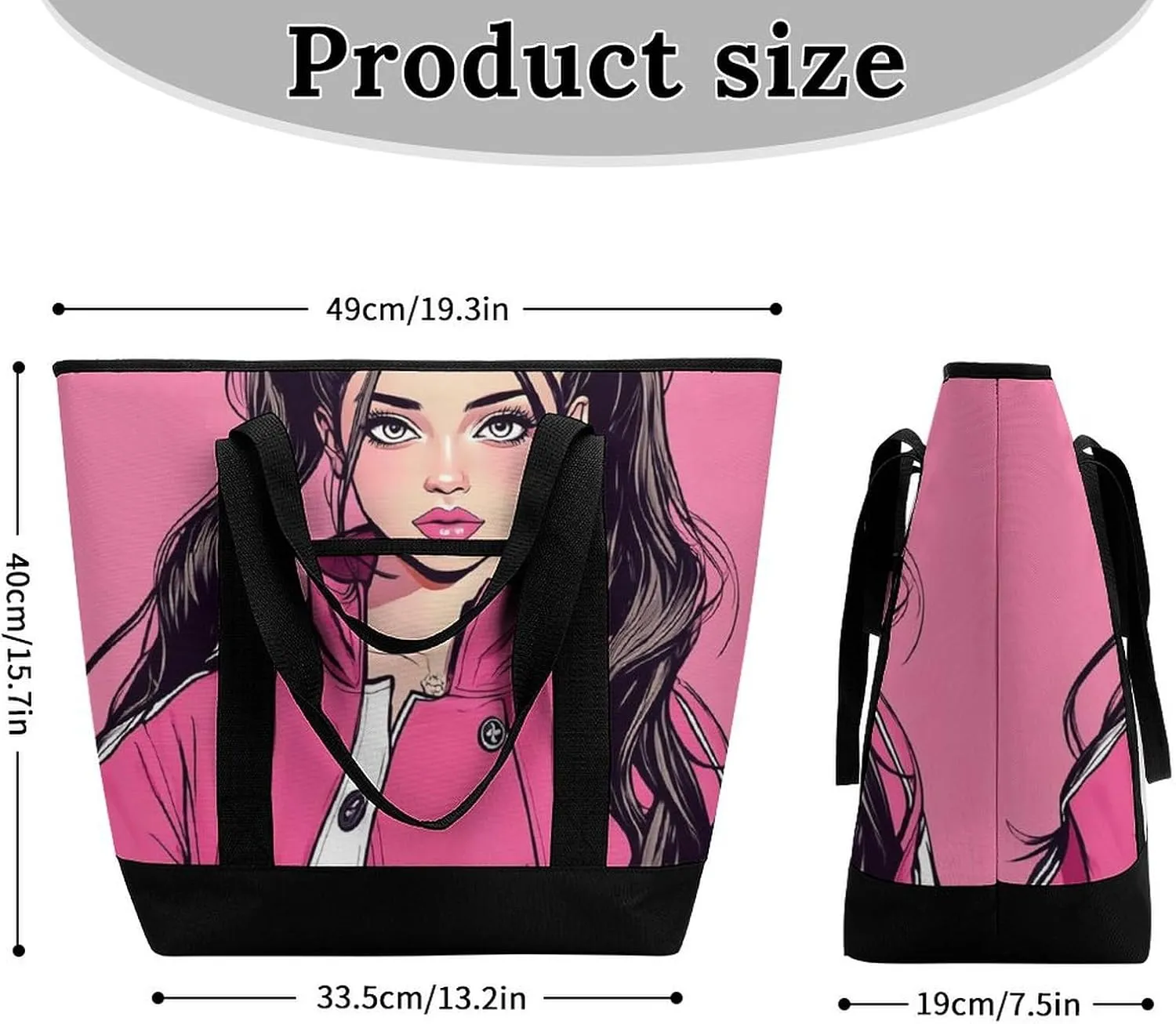 Fashionable Large Thermal Tote Bag Insulated Work/Commute Bag For Women & Men
