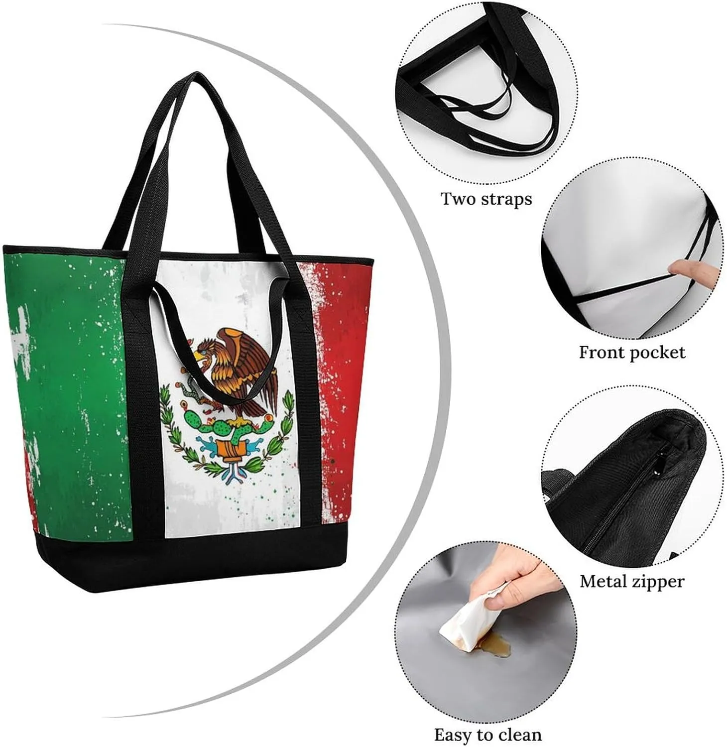 Fashionable Large Thermal Tote Bag Insulated Work/Commute Bag For Women & Men
