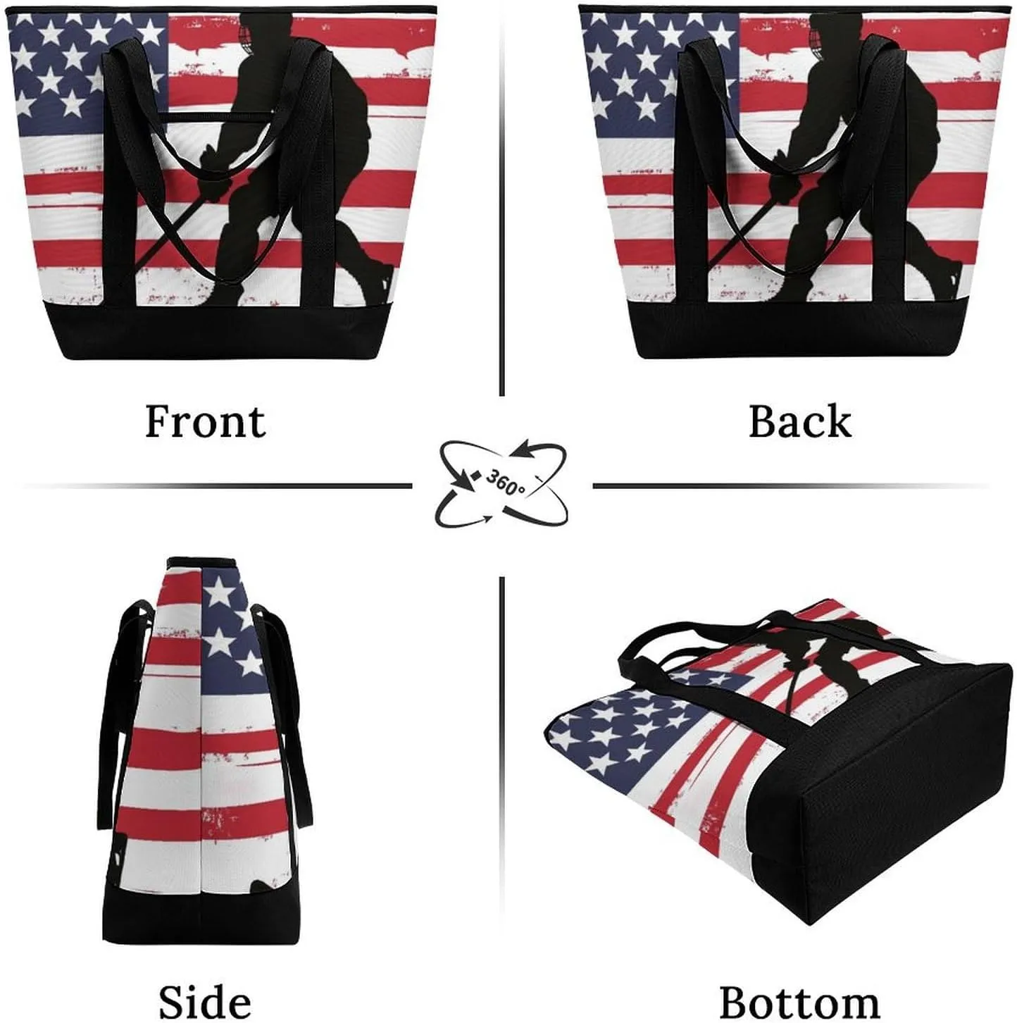 Fashionable Large Thermal Tote Bag Insulated Work/Commute Bag For Women & Men