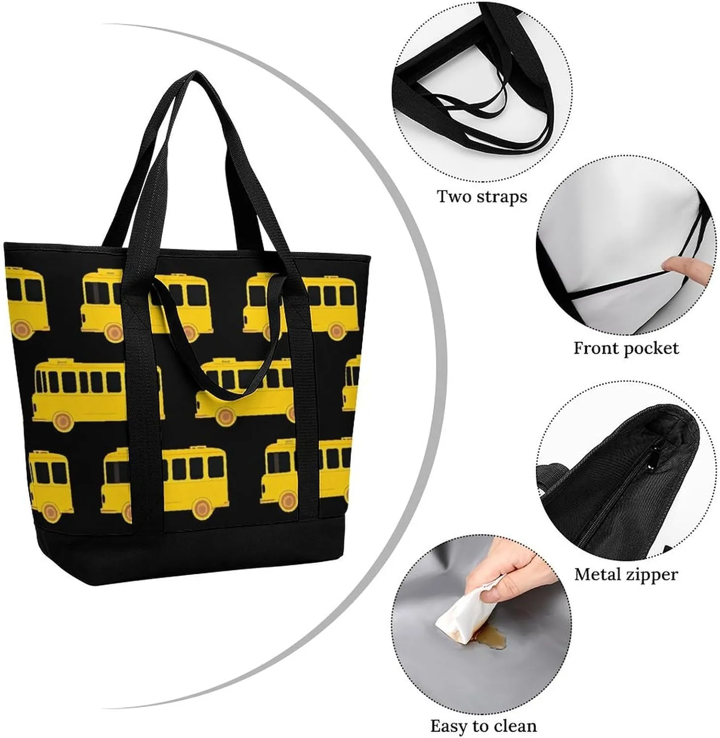 Fashionable Large Thermal Tote Bag Insulated Work/Commute Bag For Women & Men