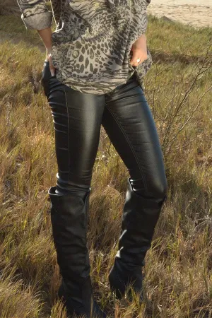 Faux Leather Skinny Pants