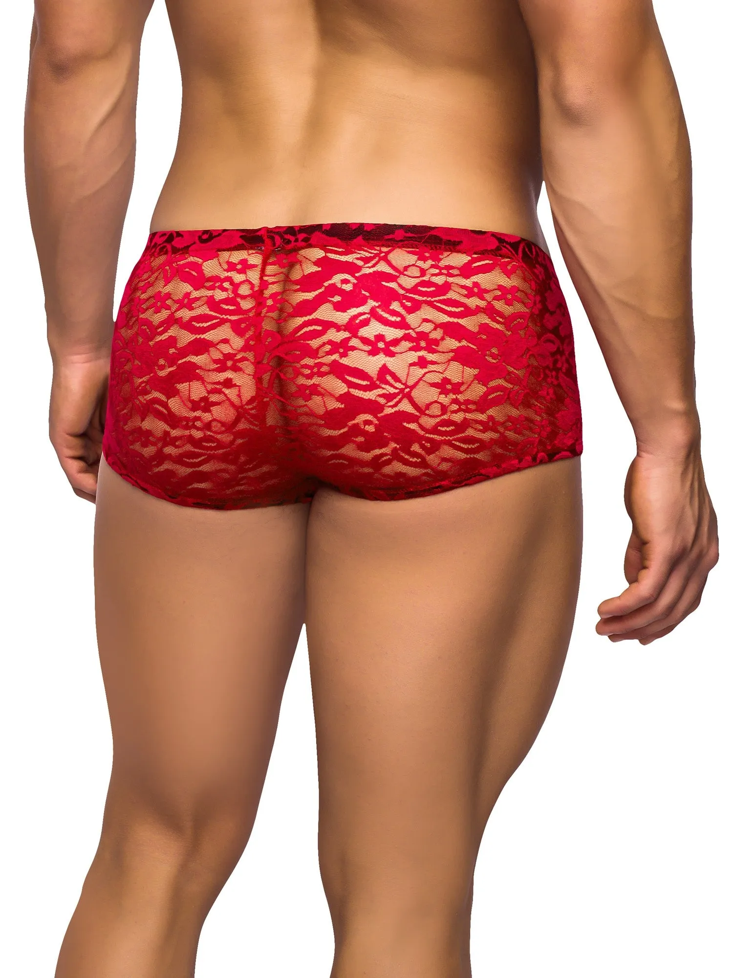 Floral Lace Mini Shorts