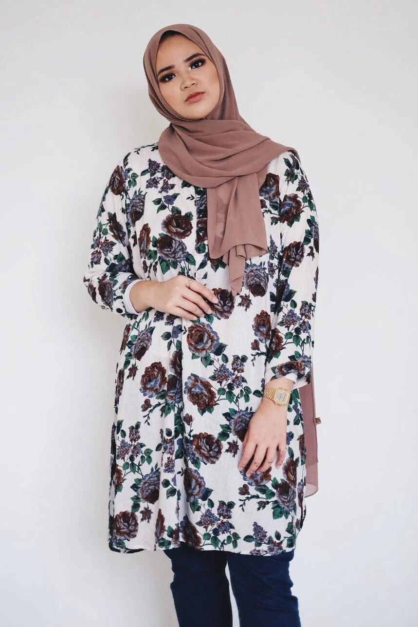 Floral Tunic Tops