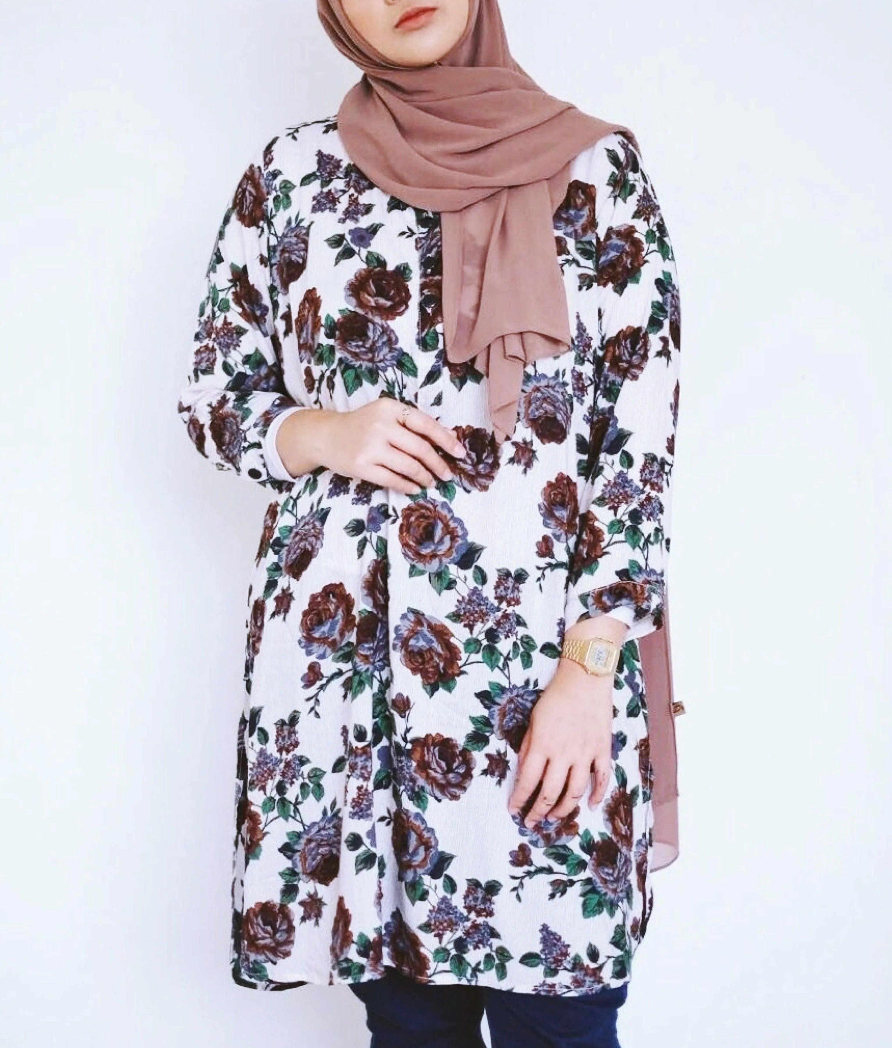Floral Tunic Tops