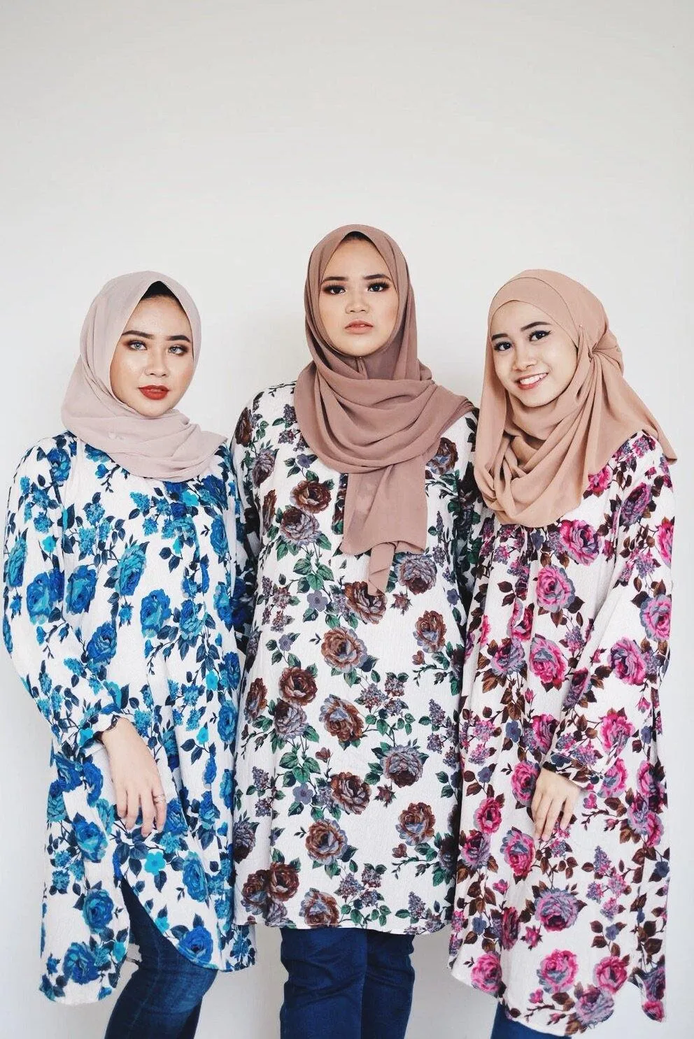 Floral Tunic Tops