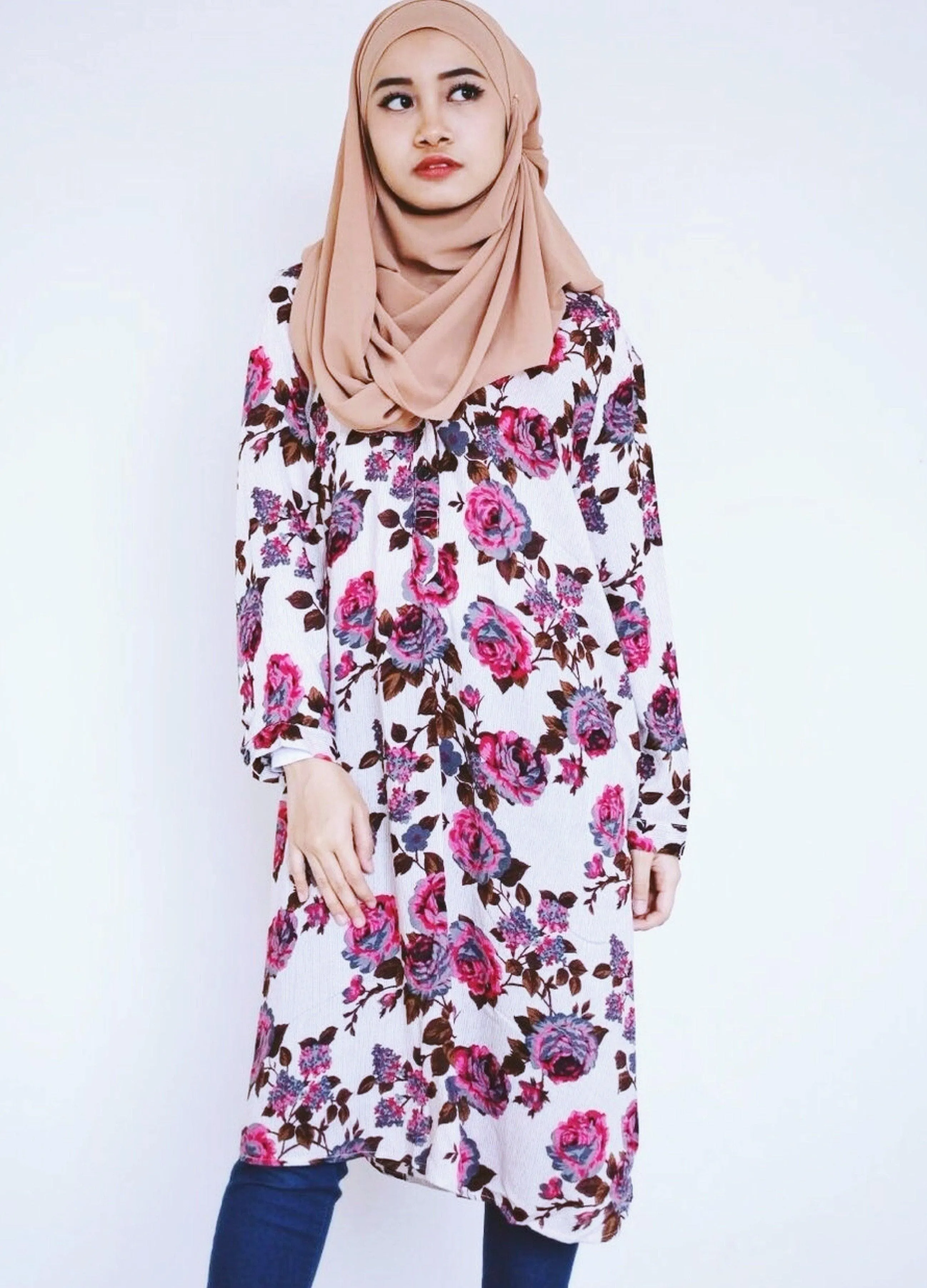 Floral Tunic Tops