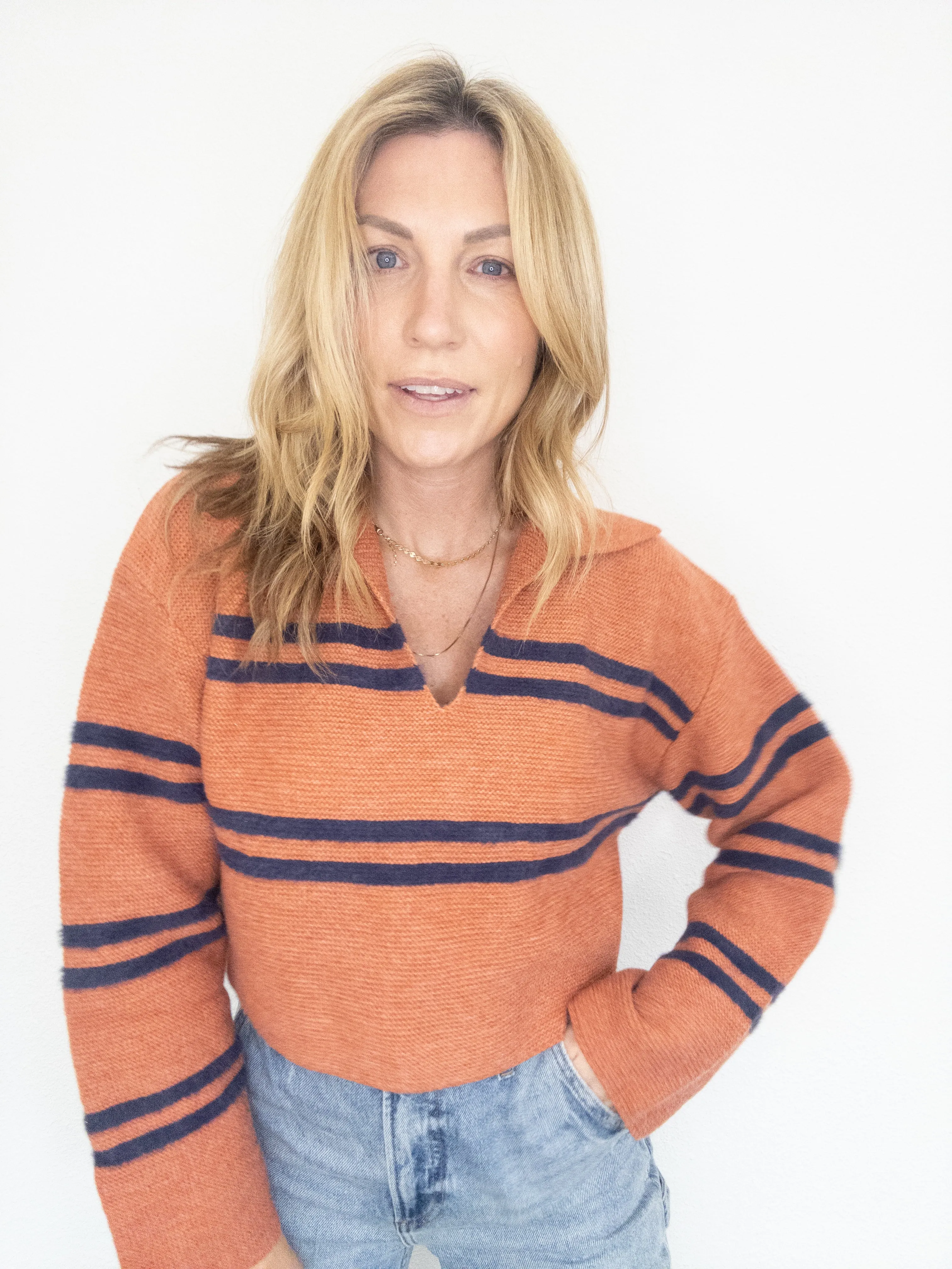 Good News Striped Sweater
