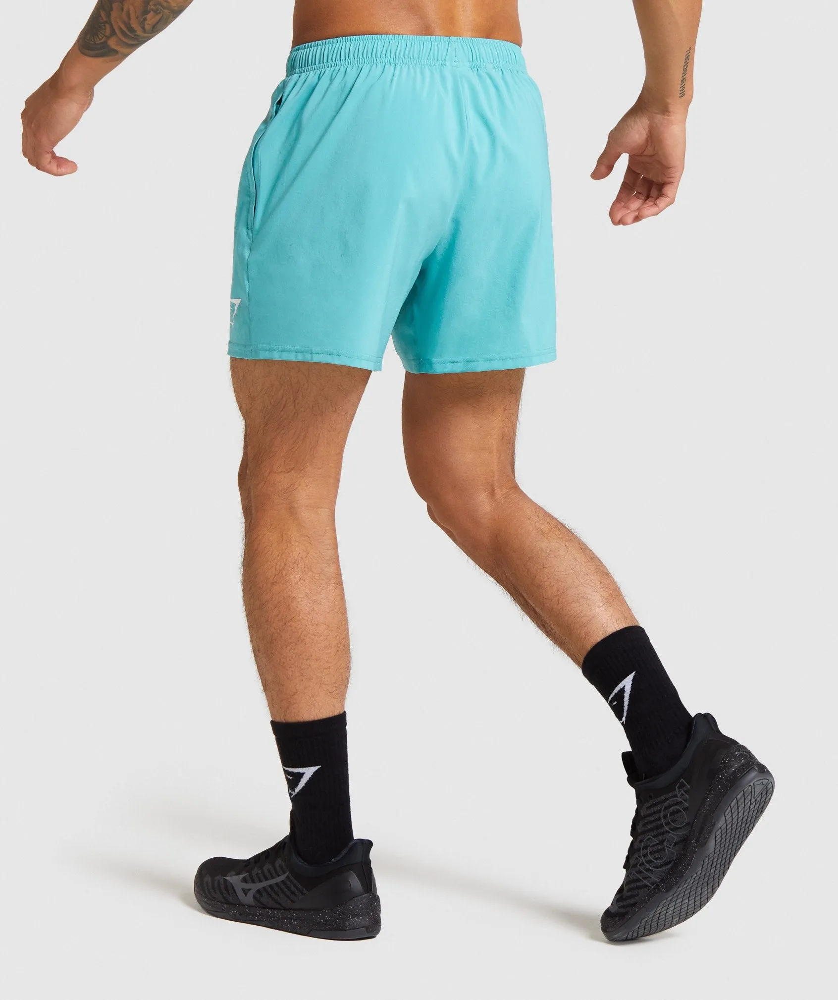 Gymshark Arrival 5" Shorts - Light Blue