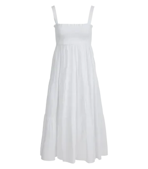 Helen Smocked Midi Dress