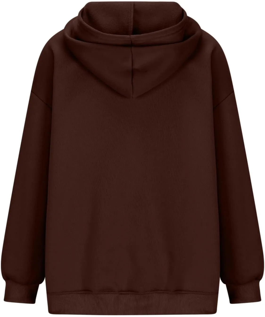 HGps8w Women's Oversized Hoodie Sweatshirts, Basic Solid Long Sleeve Pullover Outerwear Shirts Casual Loose Hooded Top