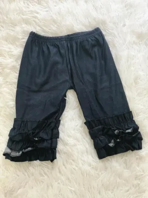 Knit Denim Icing Capris