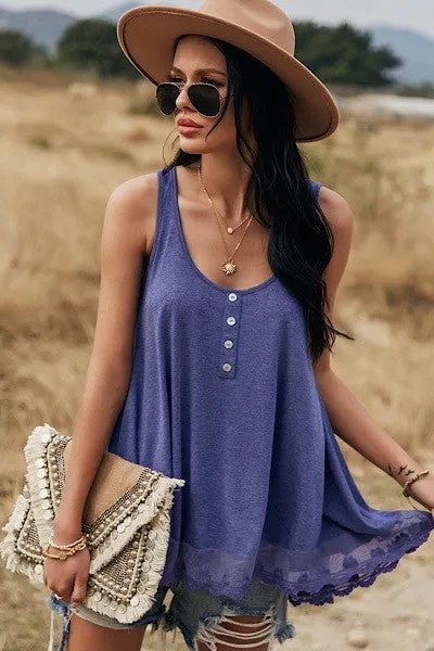 Lace tank top