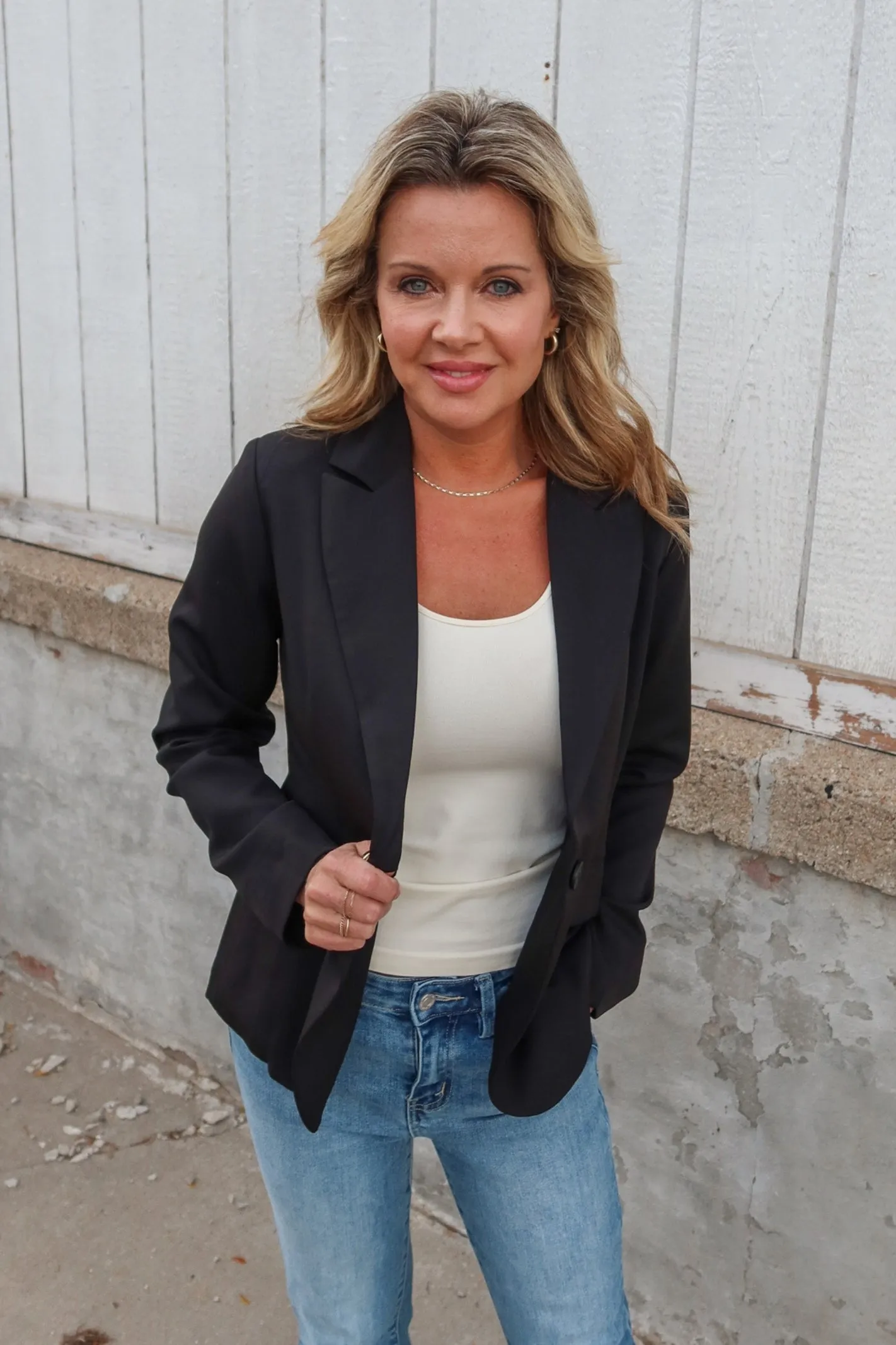 Limitless Black Fitted Blazer