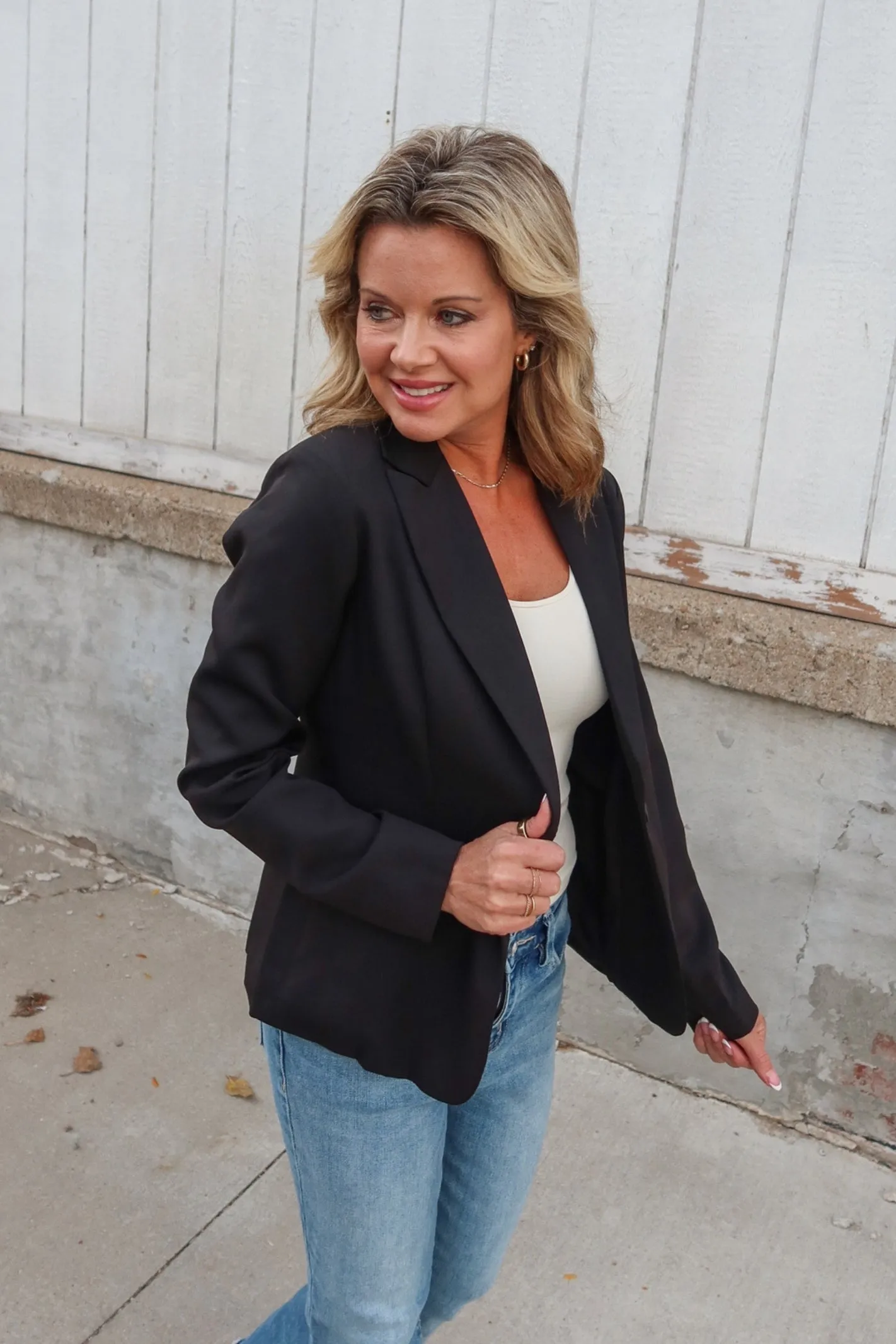 Limitless Black Fitted Blazer