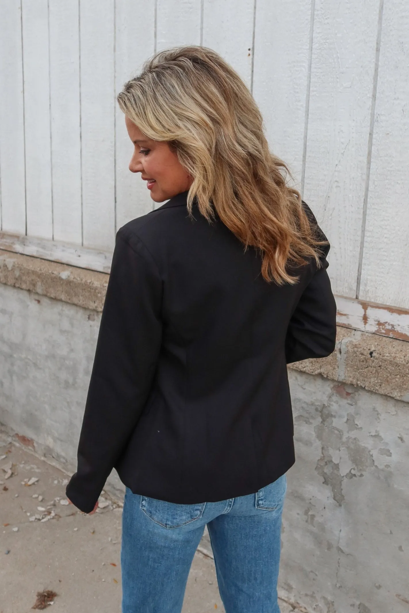 Limitless Black Fitted Blazer
