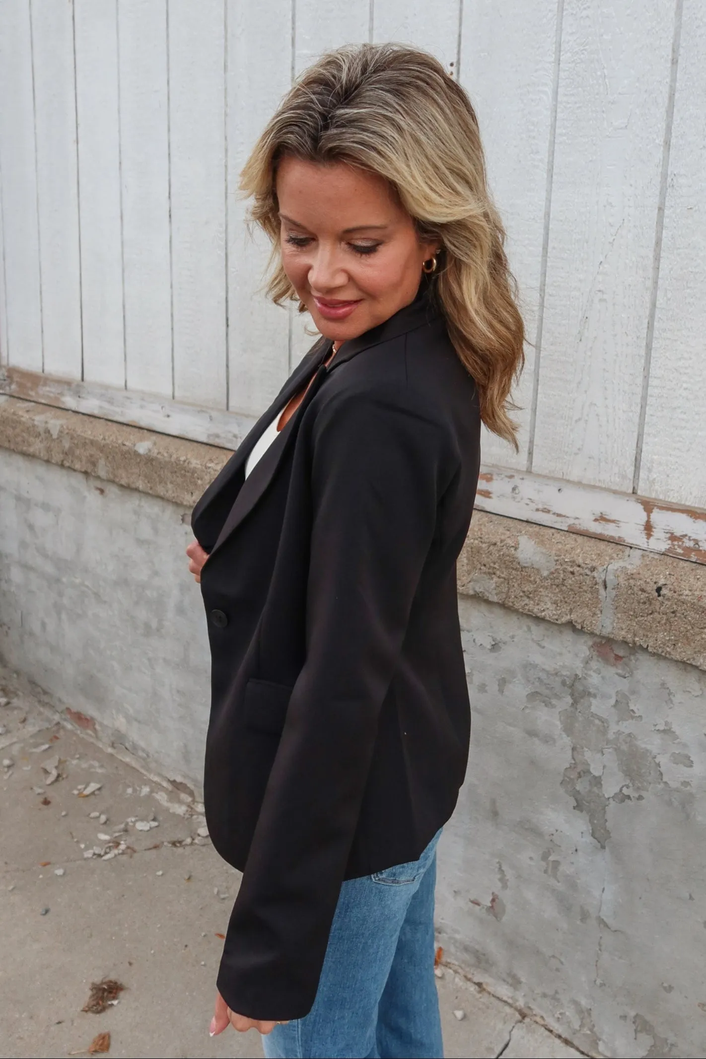 Limitless Black Fitted Blazer