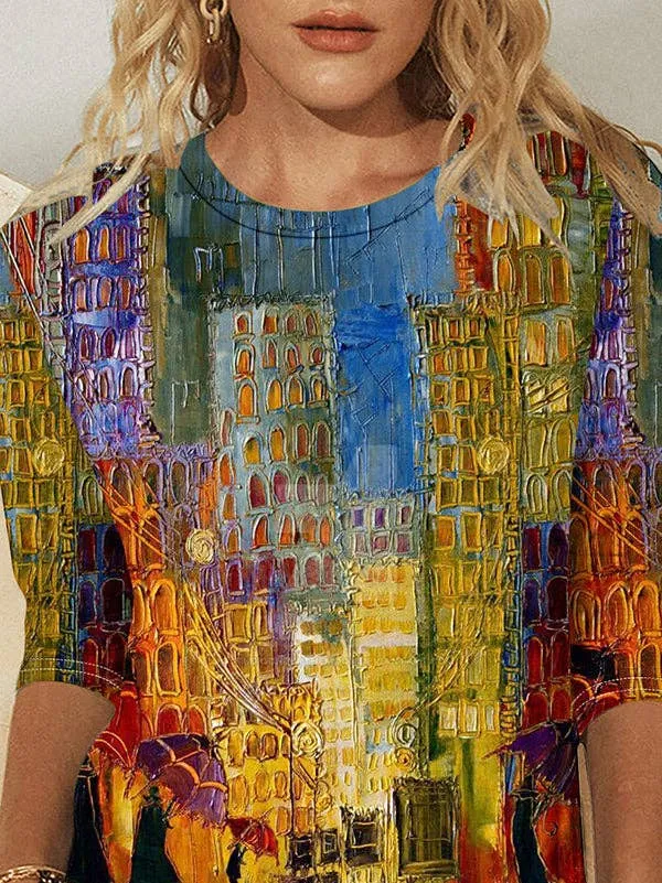 Loose Printed Tops: