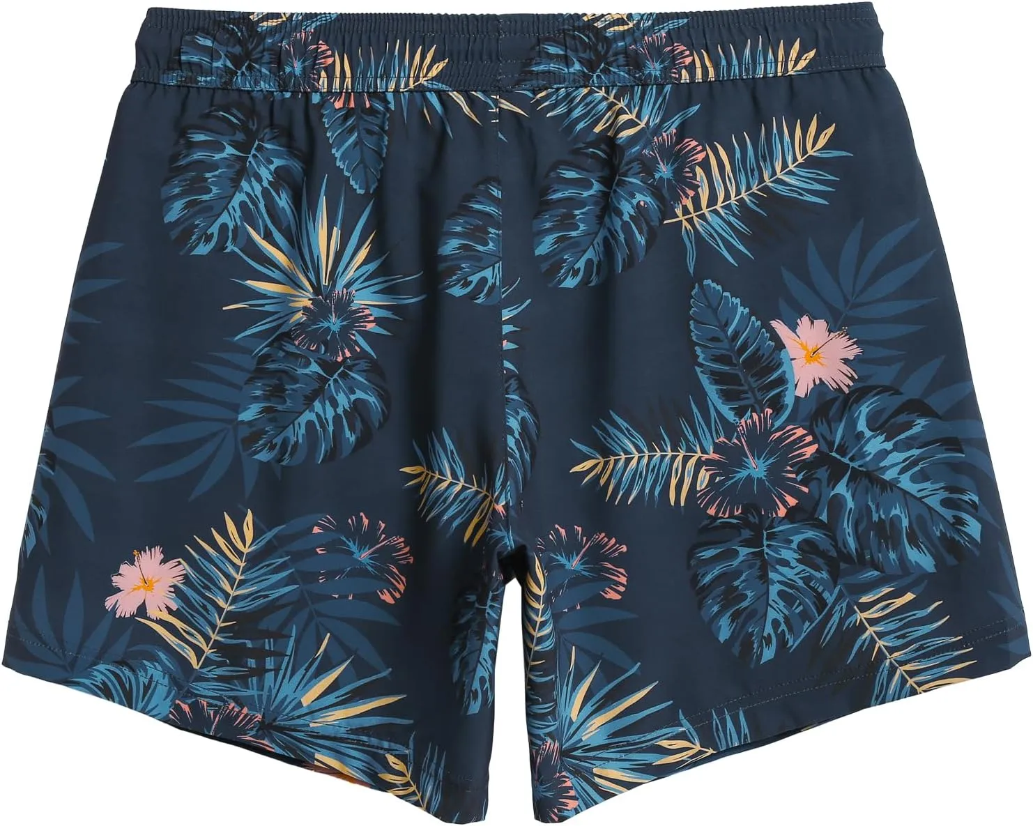 maamgic Mens 5.5 Inch Swim Trunks with Compression Liner Board Shorts Quick Dry Beach Swimwear with Zipper Pockets