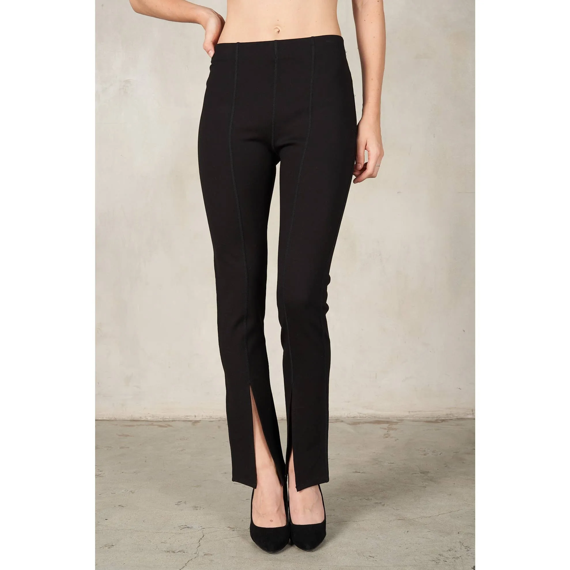 Maronie Slit Cut Leggings