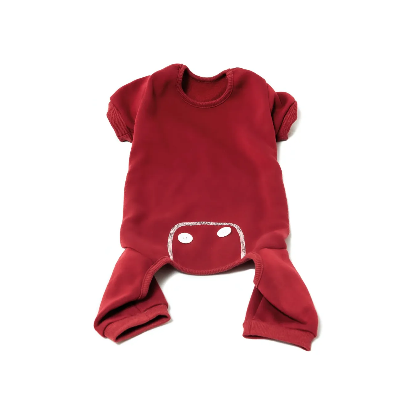 Midlee Burgundy Dog Pajamas