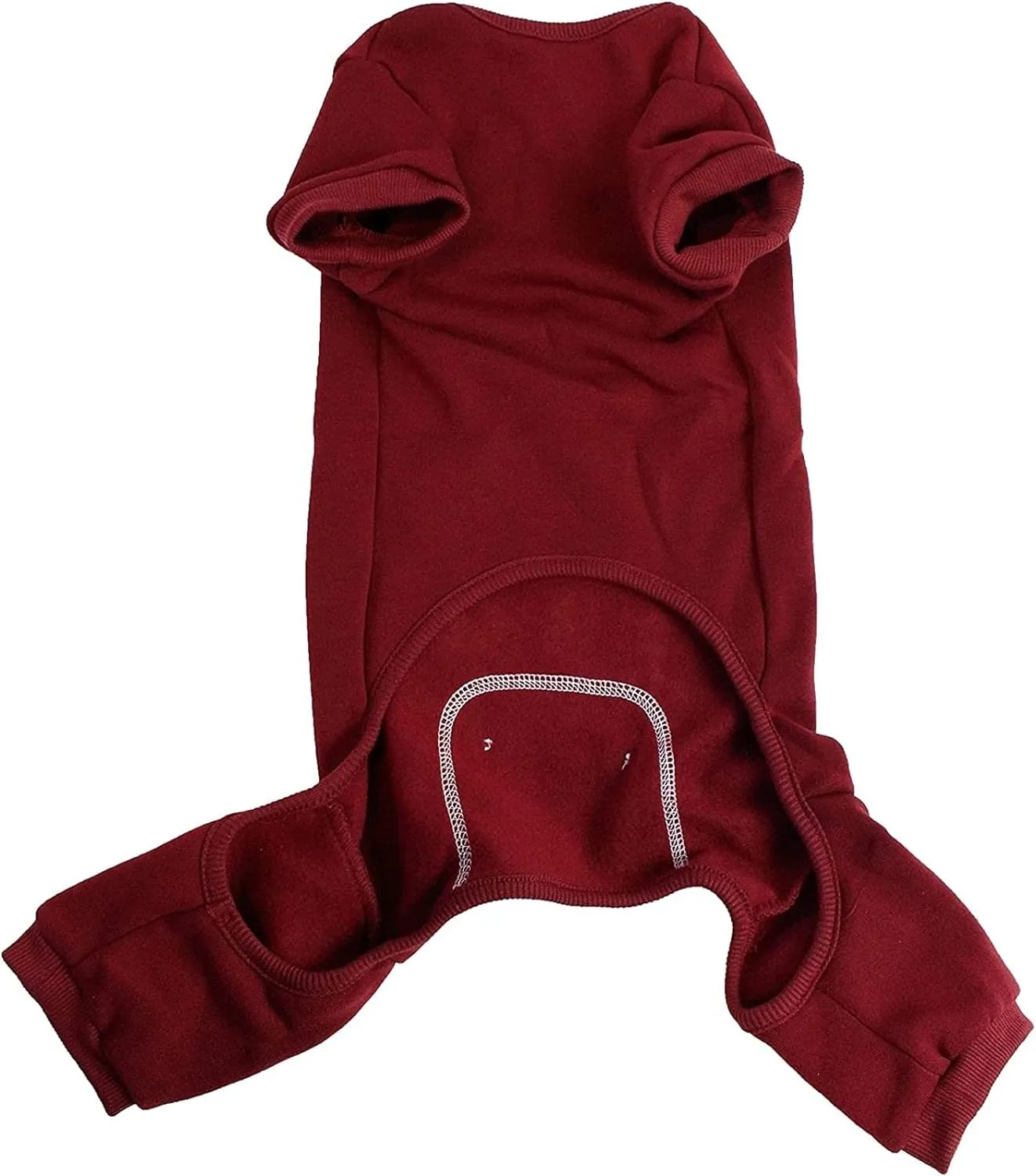 Midlee Burgundy Dog Pajamas