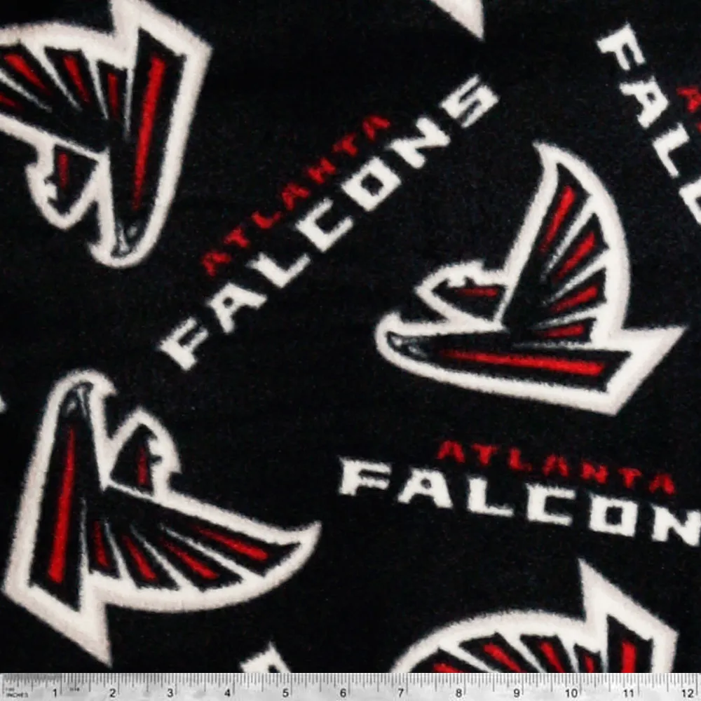 NFL Licensed Atlanta Falcons Fleece Fabric