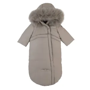 Pramie Beige Snowsuit