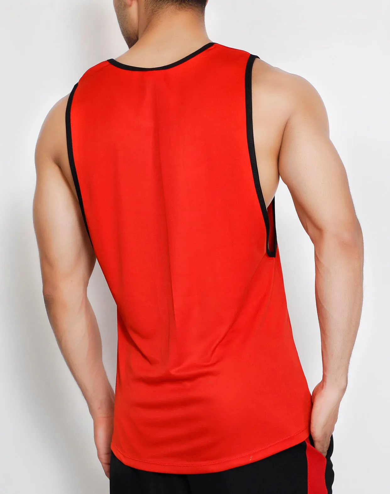 Red & Black Slam Dunk Tank