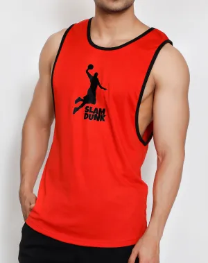 Red & Black Slam Dunk Tank