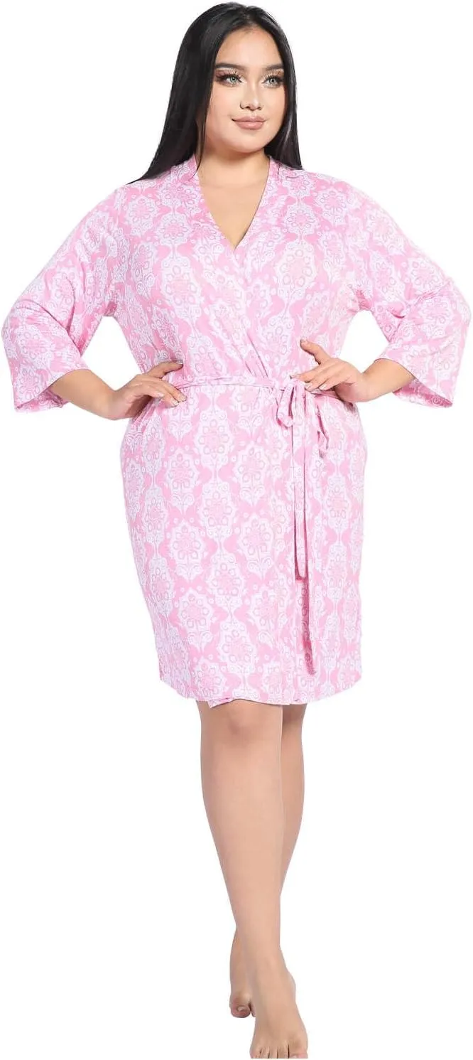 Robes for women Soft and comfortable Viscose Made from Bamboo bathrobe women's plus size robe womens robes knee length
