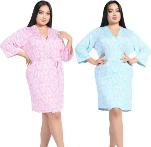 Robes for women Soft and comfortable Viscose Made from Bamboo bathrobe women's plus size robe womens robes knee length