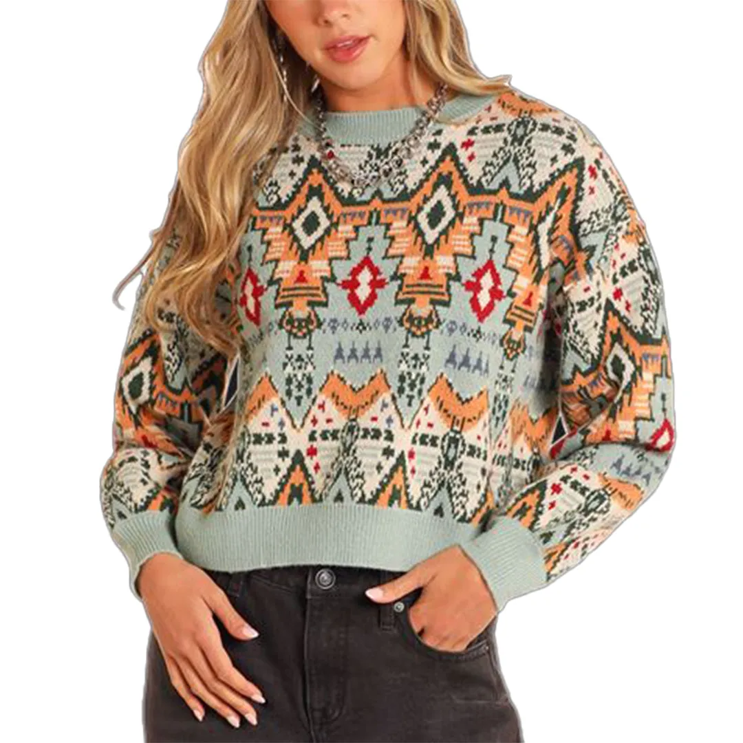 Rock & Roll Denim Women's Aztec Sweaters