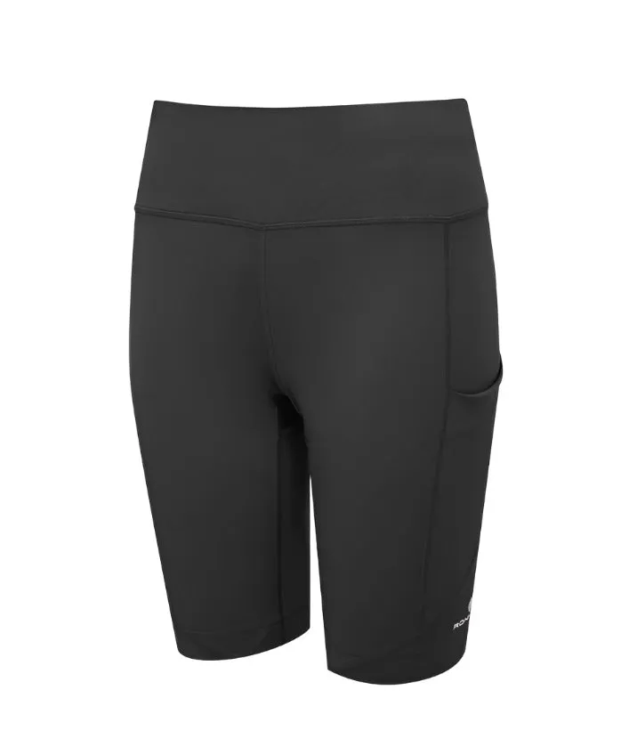 Ronhill Womens Tech Stretch Short Black/Bright White